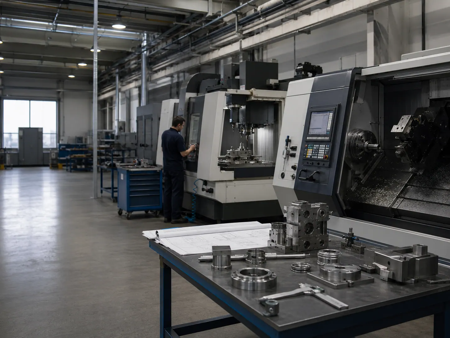 Özel metal bileşenin CNC ile işlenmesi