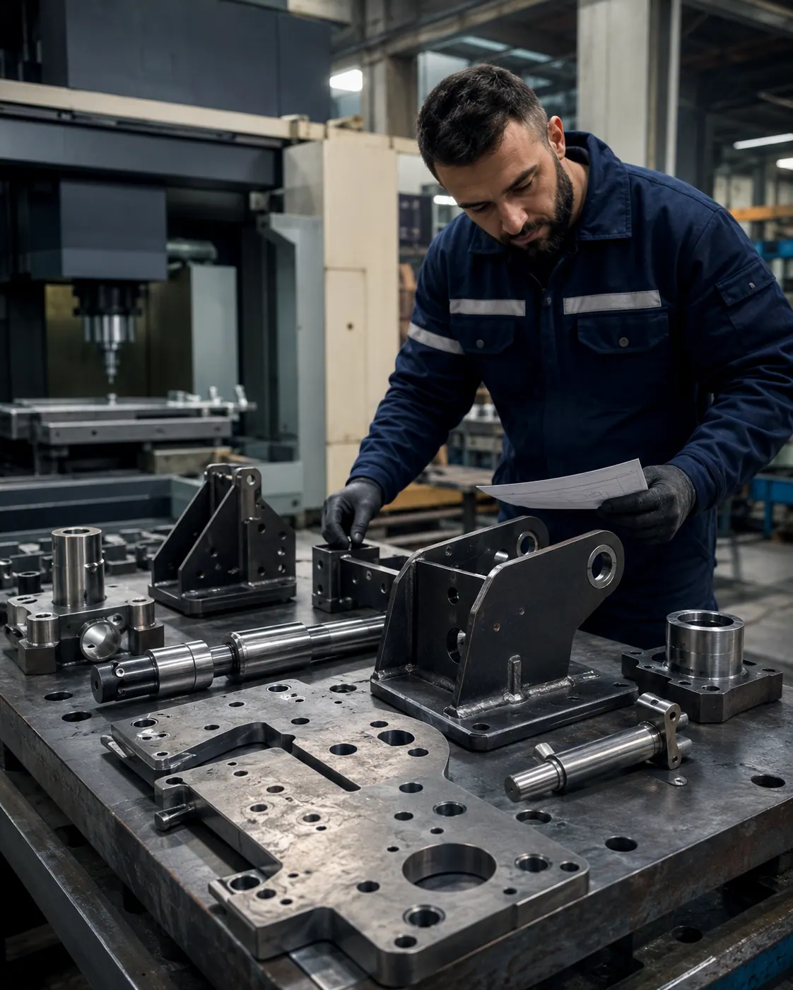 Project-specific fabricated metal components